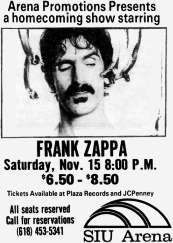 15/11/1980Southern Illinois University, Carbondale, IL